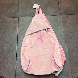 Think Pink breast cancer cross body bag